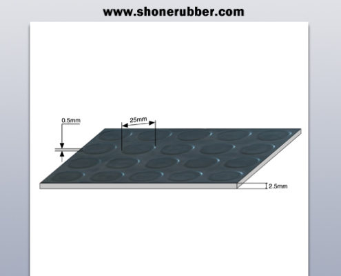 Round Dot Rubber Floor ShoneRubber